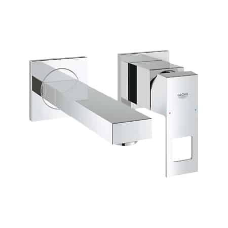 GROHE Eurocube iki delikli lavabo bataryası - StarLight krom kaplama