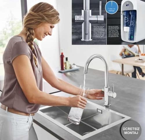 grohe blue home aritmali icme suyu ve soda yapan eviye bataryasi grohe aritmali mutfak bataryalari grohe aritmali eviye bataryalari 1756389 27 K