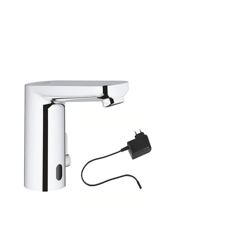 GROHE EUROSMART COSMOPOLITAN FOTOSELLI LAVABO BATARYASI, 1/2″, CIFT SU GIRISLI ISI AYARLI - Görsel 2