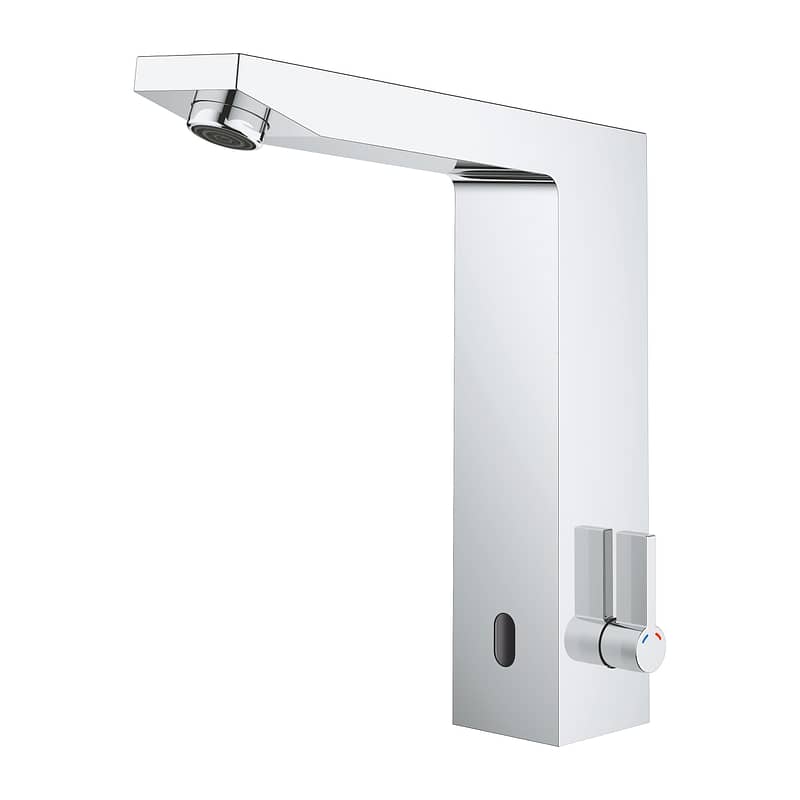 GROHE EUROCUBE E FOTOSELLI, SICAKLIK SINIRLAYICILI LAVABO BATARYASI - Görsel 2