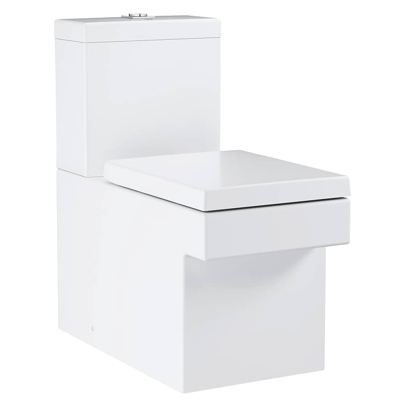 GROHE CUBE CERAMIC WC YAVAS KAPANIR KLOZET KAPAGI - Görsel 3