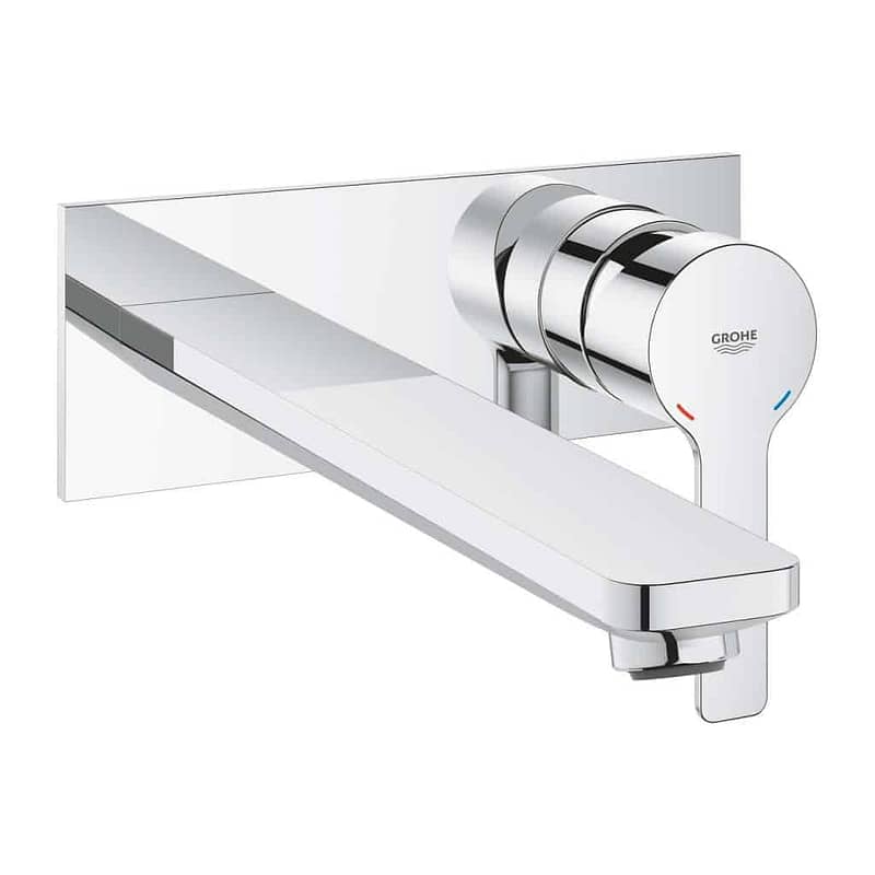 GROHE Lineare New iki delikli StarLight krom lavabo bataryası