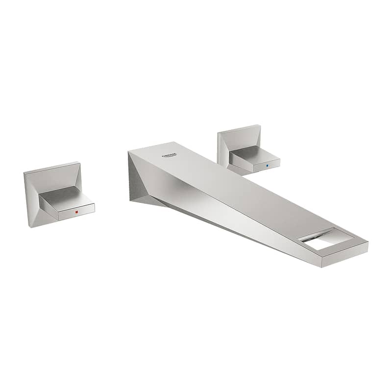 GROHE ALLURE BRILLIANT 3 DELIKLI LAVABO BATARYASI 1/2″ M-BOYUT PASLANMAZ CELIK